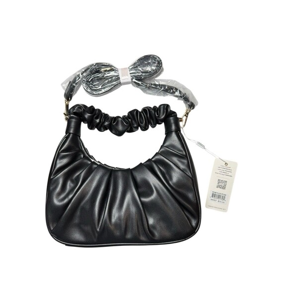 NWT Urban Expressions Black Stormi Small Wrist Handle Crossbody Handbag Purse - Picture 2 of 4